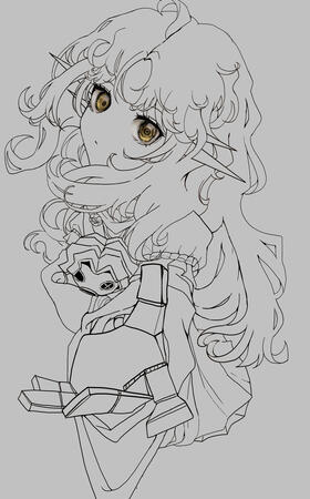 Normally there's more but I erased some parts of the lineart in the process